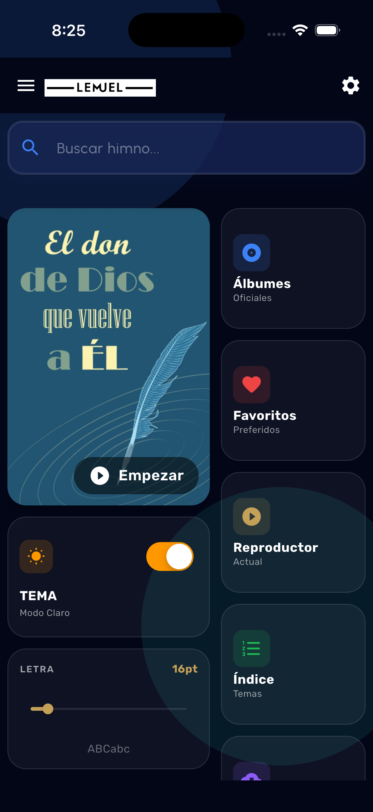 Lemuel App Screenshot